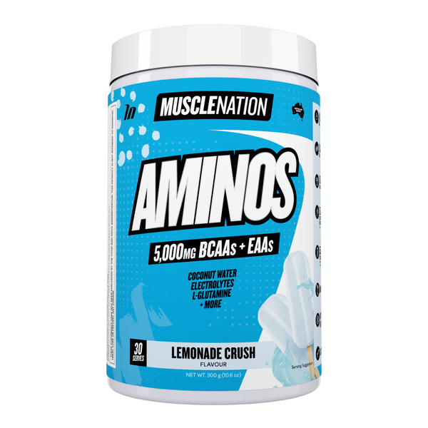 Muscle Nation - Amino Recovery and Hydration - Lemonade Crush - 30 serves (6 entries)